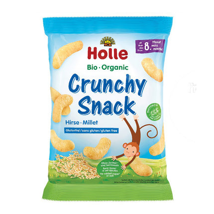 Holle Organic Millet Crunchy Snack 25g (Pack of 8)