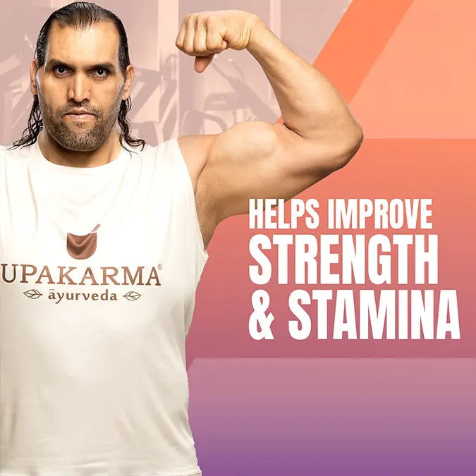 Upakarma Ashwagandha Effervescent in refreshing orange flavour