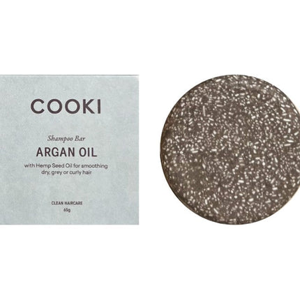 Cooki Haircare Argan Oil Shampoo Bar In Box 65g
