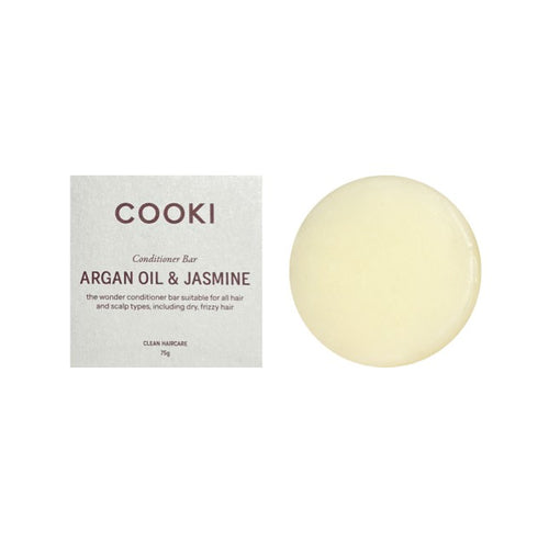 Cooki Haircare Argan Oil & Jasmine Conditioner Bar In Box 75g