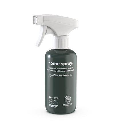 Euclove home spray in elegant packaging