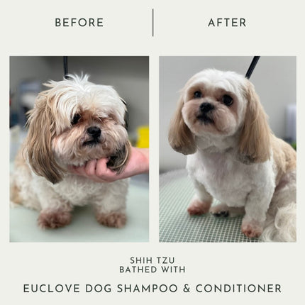 Euclove dog detangler with natural ingredients results