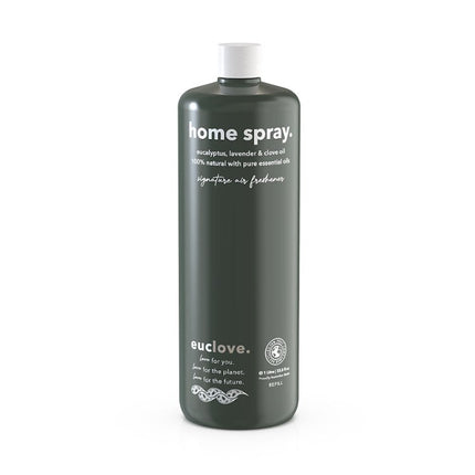 Euclove home spray with natural ingredients in bottle
