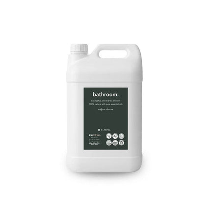 Euclove bathroom cleaner in a sleek bottle