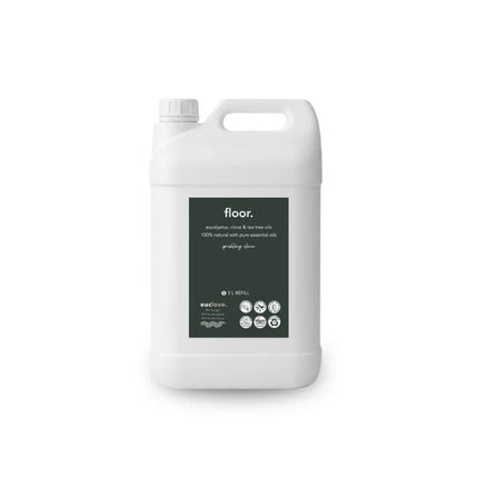 Euclove natural floor cleaner in a sleek bottle