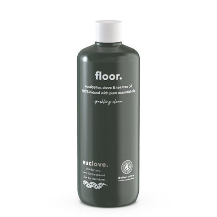 Euclove natural floor cleaner in eco-friendly packaging