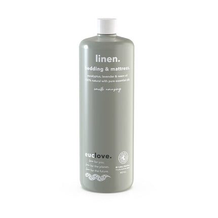 Natural Euclove linen spray with essential oils bottle