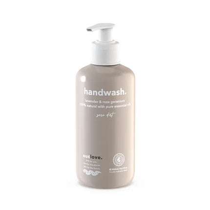 Euclove hand wash in lavender and rose geranium scent