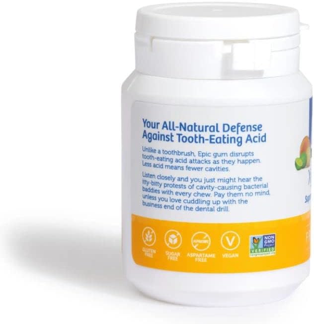 Epic Dental Fresh Fruit Xylitol Gum 50-Pieces