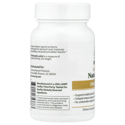 Dr. Murray's Nattokinase, 2,000 FU, 30 Vegan Capsules, label view 6