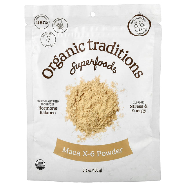 Organic Traditions Superfoods Maca X-6 Powder