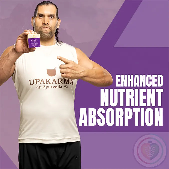 Natural strength-enhancing Shilajit resin with Ashwagandha