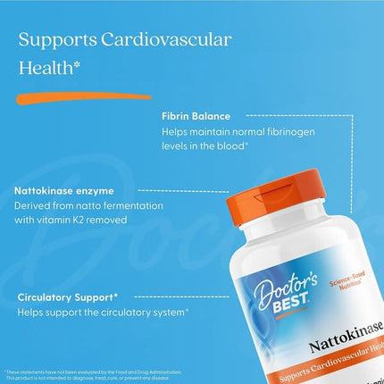 Doctor's Best Nattokinase, 2,000 FUs, 270 Veggie Caps, packaging detail 22