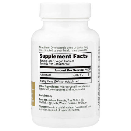 Dr. Murray's Nattokinase, 2,000 FU, 60 Vegan Capsules, packaging detail 12