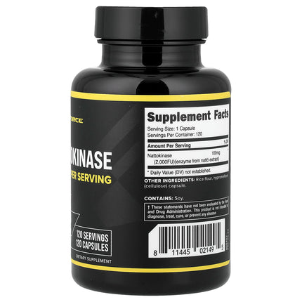 Primaforce Nattokinase, 100 mg, 120 Capsules, label view 9