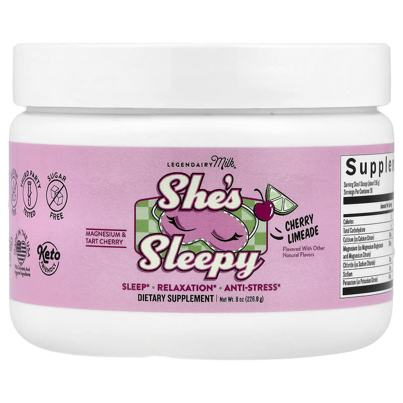 Legendairy Milk, She's Sleepy, Cherry Limeade, 8 oz (226.8 g)