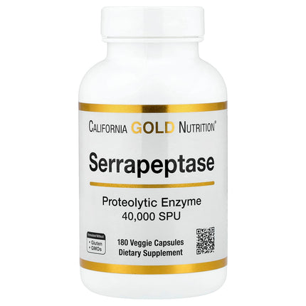 California Gold Nutrition Serrapeptase, 40,000 SPUs