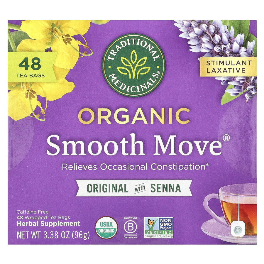 Traditional Medicinals Organic Smooth Move® herbal tea, 96 g