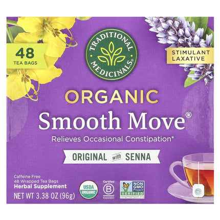 Traditional Medicinals Organic Smooth Move® herbal tea, 96 g