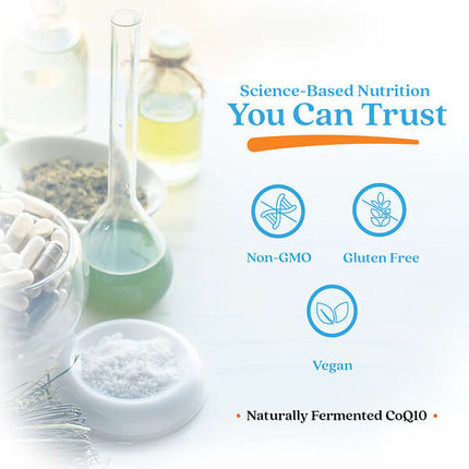 Doctor's Best CoQ10 + Nattokinase, 60 Veggie Caps, packaging detail 6