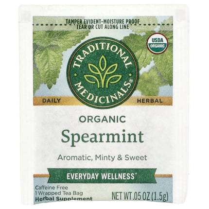 Traditional Medicinals Organic Spearmint herbal tea - view 3