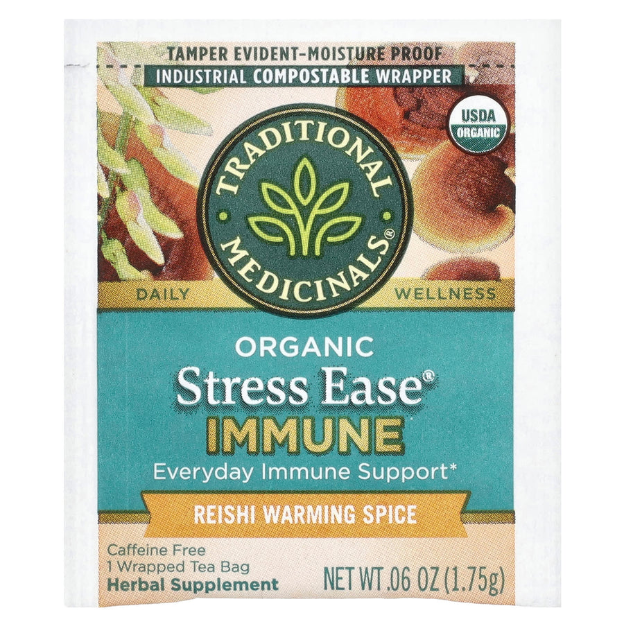 Traditional Medicinals Organic Stress Ease® Immune herbal tea - view 3