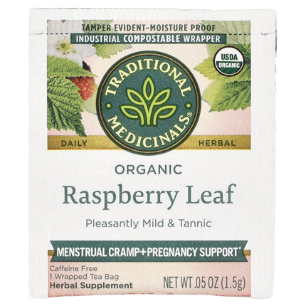 Traditional Medicinals Organic Raspberry Leaf herbal tea - view 3