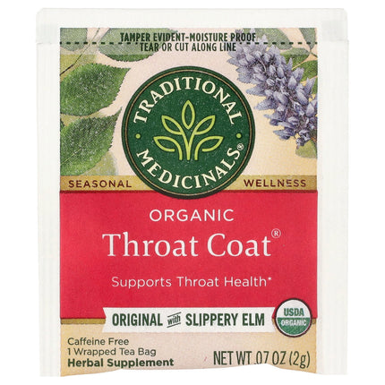 Traditional Medicinals Organic Throat Coat® herbal tea - view 3