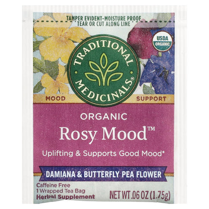 Traditional Medicinals Organic Rosy Mood™ herbal tea - view 3