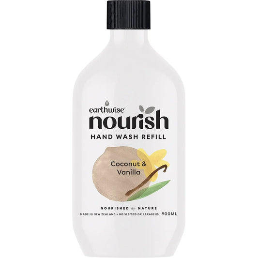 EARTHWISE NOURISH Hand Wash Coconut & Vanilla 900ml