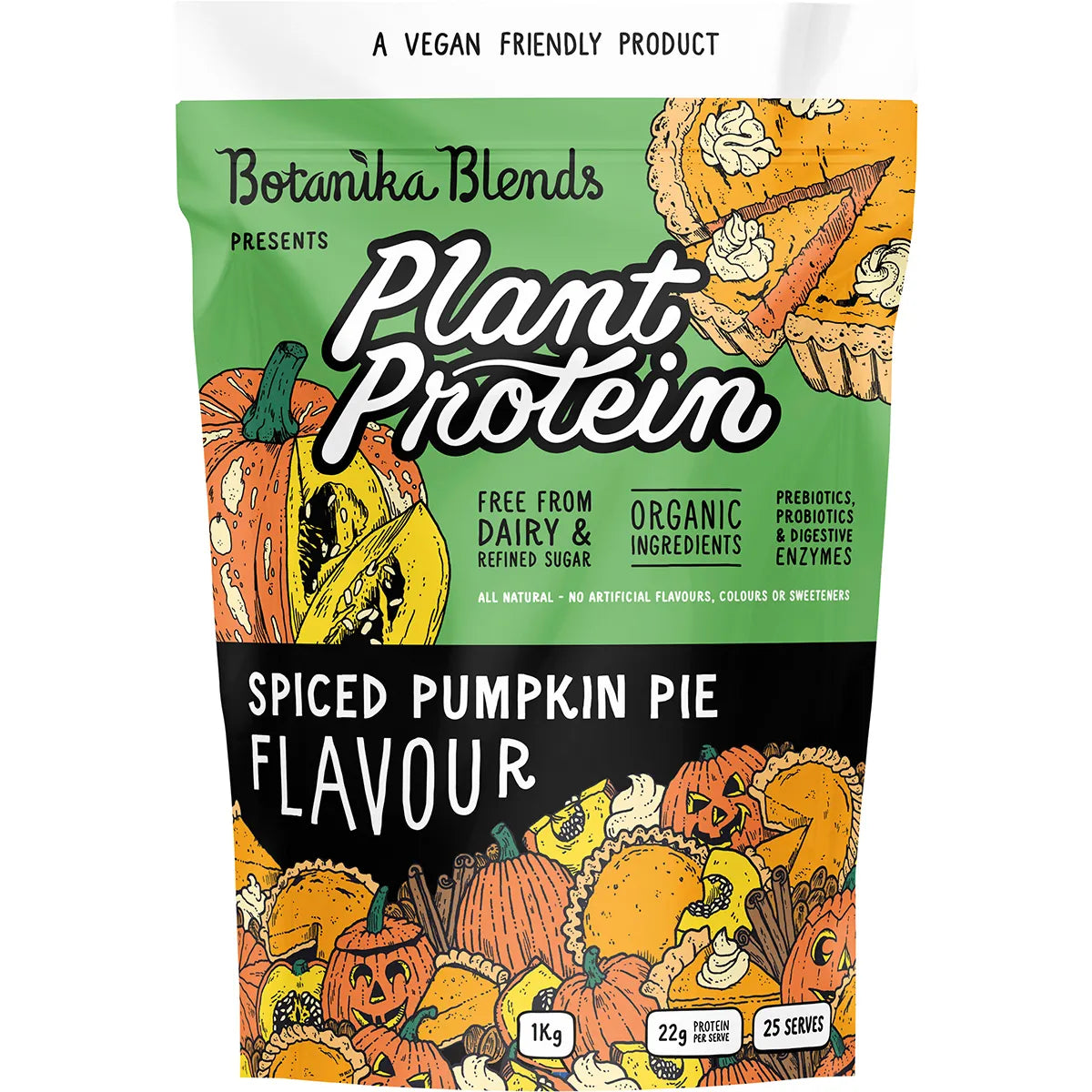 Plant Protein Spiced Pumpkin Pie 1kg