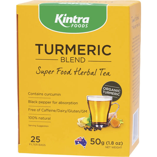 KINTRA FOODS Turmeric Blend Tea Bags 25pk