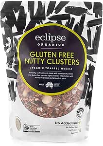 Eclipse Organics Muesli - Toasted Gluten Free Nutty Clusters 400g