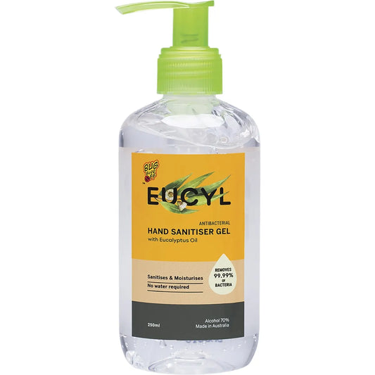 BUG-GRRR OFF EUCYL Hand Sanitiser Gel with Eucalyptus 250ml
