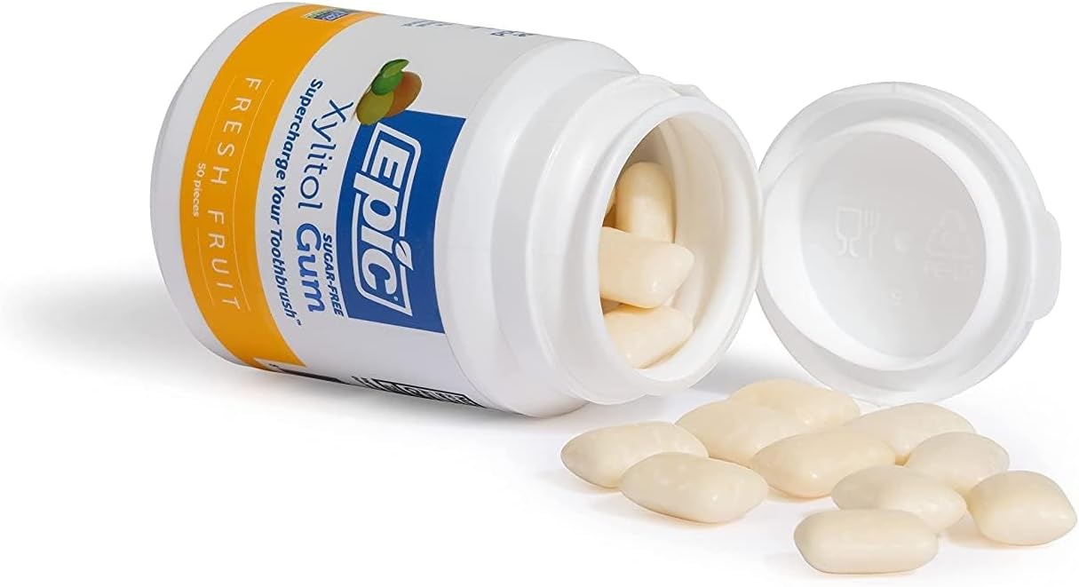 Epic Dental Fresh Fruit Xylitol Gum 50-Pieces