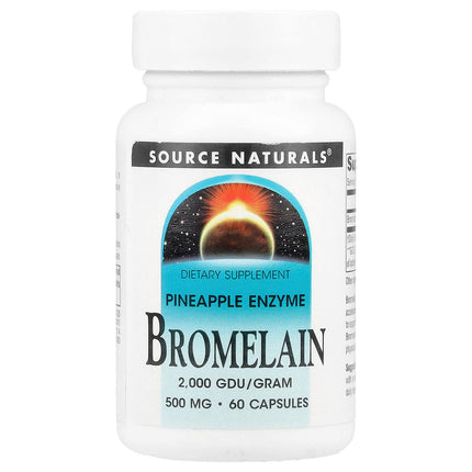 Source Naturals Bromelain (Capsules), 500 mg
