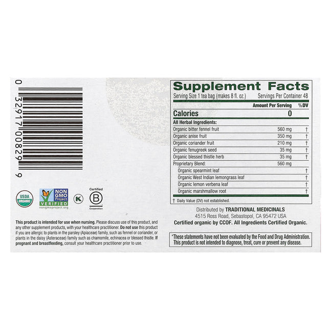 Traditional Medicinals Organic Mother's Milk® herbal tea - view 2