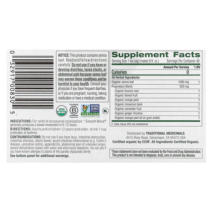 Traditional Medicinals Organic Smooth Move® herbal tea - view 2