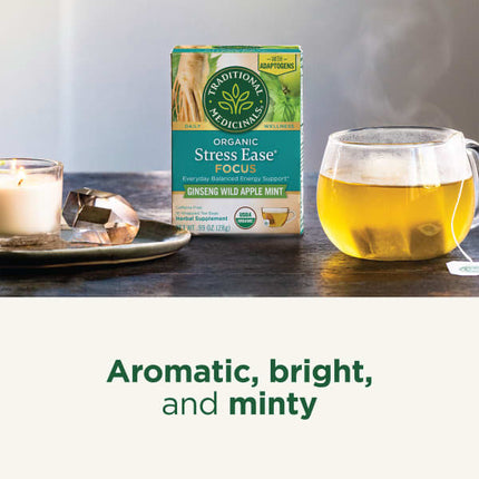 Traditional Medicinals Organic Stress Ease® Focus herbal tea - view 4