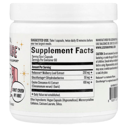 Legendairy Milk, Sugar Babe™, Carb Management & Craving Support, 60 Capsules