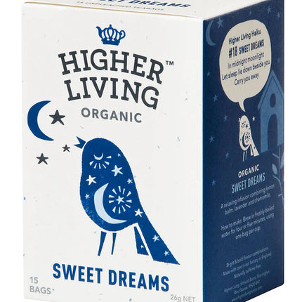 Higher Living Sweet Dreams Herbal Tea – 15 Tea Bags