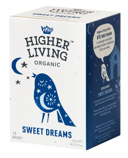 Higher Living Sweet Dreams Herbal Tea – 15 Tea Bags