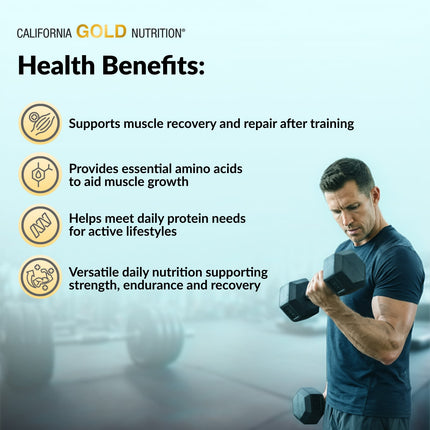 California Gold Nutrition, Sport, Whey Protein Isolate, Unflavoured, 1 lb (454 g)