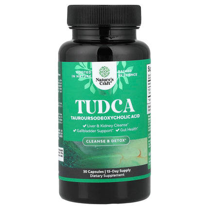Nature's Craft TUDCA, 250 mg per Capsule