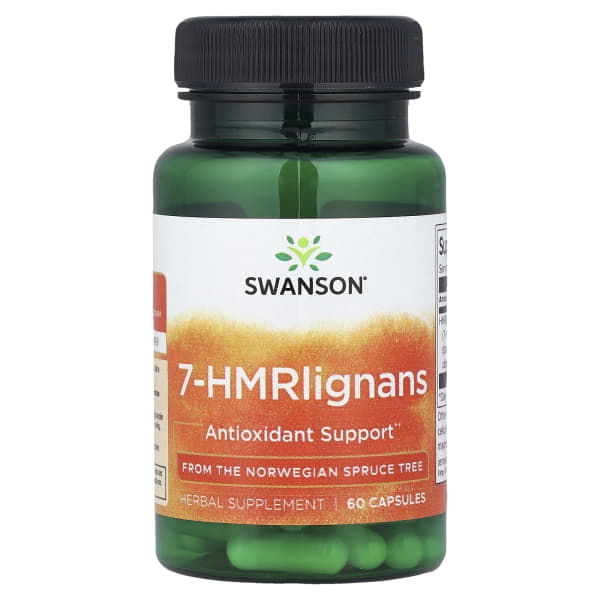 Swanson 7-HMRlignans, 60 Capsules (40 mg per Capsule)