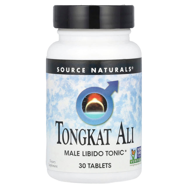 Source Naturals Long Jack Tongkat Ali 80mg, 30 tablets, front label