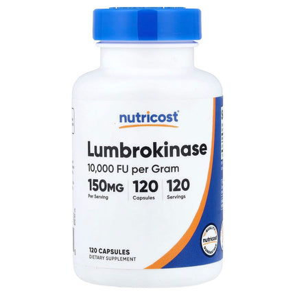 Nutricost Lumbrokinase, 150 mg