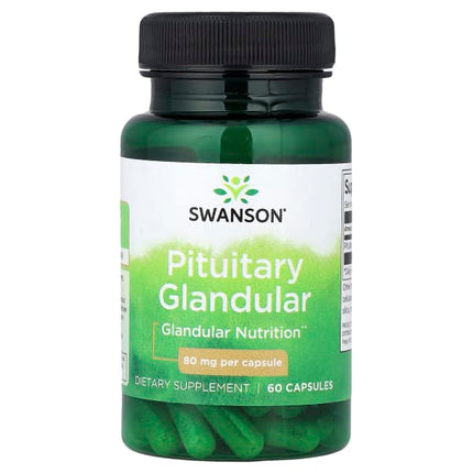 Swanson Pituitary Glandular, 80 mg, 60 Capsules