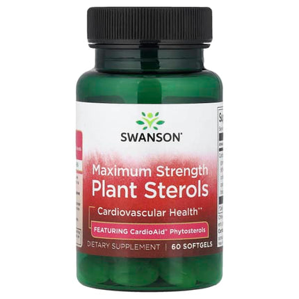 Swanson Plant Sterols, Maximum Strength, 60 Softgels