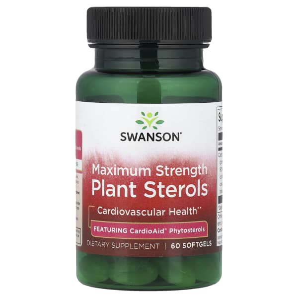Swanson Plant Sterols, Maximum Strength, 60 Softgels